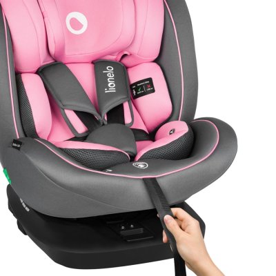LIONELO Bilbarnstol Bastiaan i-Size (40-150 cm) Pink Baby