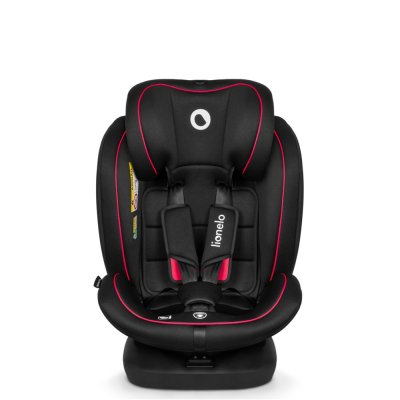 LIONELO Bilbarnstol Bastiaan i-Size (40-150 cm) Black Red