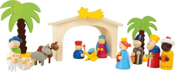 small foot Drewniana szopka bożonarodzeniowa dla dzieci
