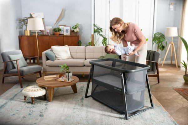 KINDERKRAFT Potovalna posteljica Sofi plus Grey