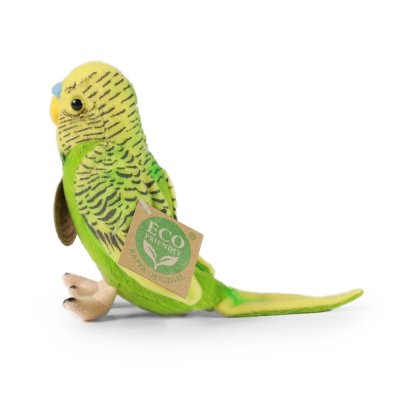 Rappa Periquito de peluche con sonido 11 cm ECO-FRIENDLY juego de 2 uds.