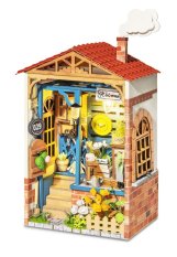 RoboTime Drewniane puzzle 3D Miniatura Domku Podwórko Marzeń