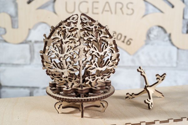 Ugears 3D Wooden Mechanical Puzzle Flower