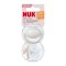NUK Mommy Feel Schnuller in Box, creme 0-9m, 2 Stk