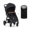 PETITE&MARS Kočárek sportovní Street2 RWS Oak Perfect Black + PETITE&MARS fusak Jibot