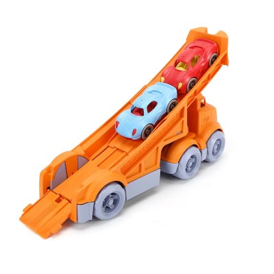 Green Toys Camião com 2 carros de corrida