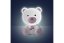 CHICCO Nočna lučka glasbeni medvedek roza 0m+