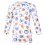 Maglietta smyk DR TISK Outlast® - animali colorati bianchi
