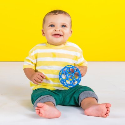 OBALL Spielzeug Oball RASSEL 10 cm blau 0m+