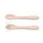 PETITE&MARS Service à manger silicone TAKE&MATCH 2 pcs bol + couverts Desert Sand 6m+