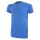 Herren T-Shirt KR dünner U-Ausschnitt Outlast® - blauer Melange