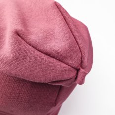 Beanie slouch warm - dkl.altrosa