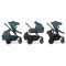 EASYWALKER Kombi-Kinderwagen Harvey⁵ Premium 2in1 Jade Green LITE RWS