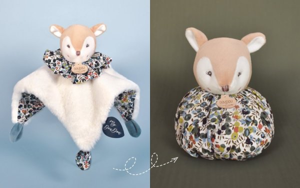 Doudou Przytulanka sarenka 3w1