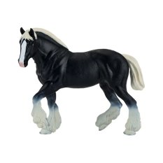 Mojo Clydesdale Pferd Schwarz