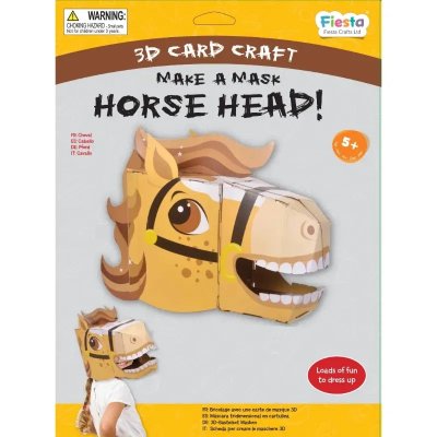 Fiesta Crafts Kreatywny zestaw Maska 3D Koń