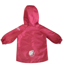 Monkey Mum® bunda iz najlona z raglan rokavi - Vinsko rdeča
