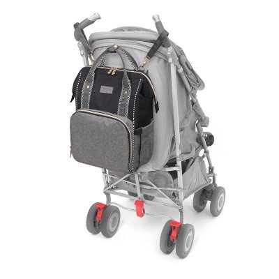 BABYONO Sac à langer/sac à dos Oslo Style noir