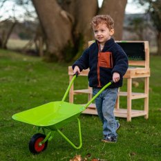 Bigjigs Toys Taczka ogrodowa zielona