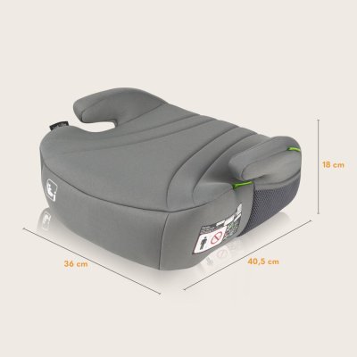 LIONELO Sittdyna Luuk i-Size (125-150 cm) Grå