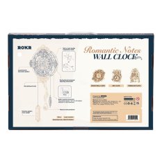 Puzzle 3D en bois RoboTime Miniature de maison Horloge murale
