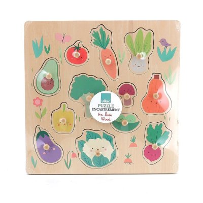 Vilac Puzzle z uchwytem Warzywa od Sarah Betz