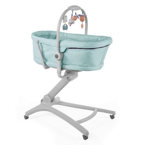 CHICCO Baby Kram 4 i 1 spjälsäng/solstol/stol - Aquareelle