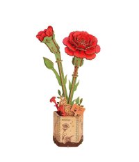 RoboTime 3D Holzbausatz Rote Nelke