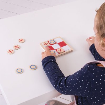 Bigjigs Toys Hölzernes Tic Tac Toe