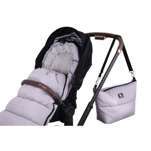 COTTONMOOSE Set tas en handschoenen voor kinderwagen Combi Blauw