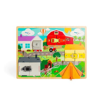 Bigjigs Toys Motoriekbord Alledaagse Vaardigheden