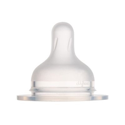 CANPOL BABIES Silikonowy smoczek do butelki S-Shape mini 0m+, 2 szt.