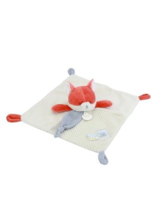 Doudou Zestaw prezentowy Pluszowy otulacz lisek Romarin 27 cm