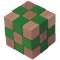 Wooden Puzzle Cube Green
