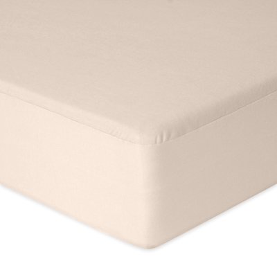 BABYMATEX Jersey Spannbettlaken wasserdicht 60x120 cm beige
