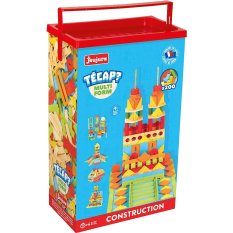Jeujura Juego de construcción de madera Técap Multiform 200 piezas