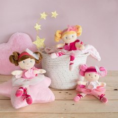 Doudou Jolijou Poupée mini ballerine "Les Tutus" 23 cm