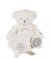 Doudou Conjunto de presente Urso de peluche com manta 30 cm cinzento