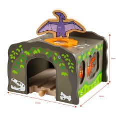 Bigjigs Rail Dinosaur T. Rex Tunnel