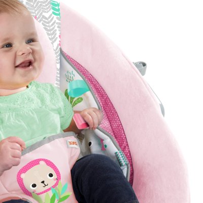 BRIGHT STARTS Vibrationswippe mit Melodie Rosy Vines™ 0m+, bis 9 kg