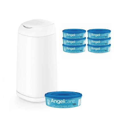 ANGELCARE Diaper basket Dress Up + 1 cartridge + spare cartridges 6 pcs