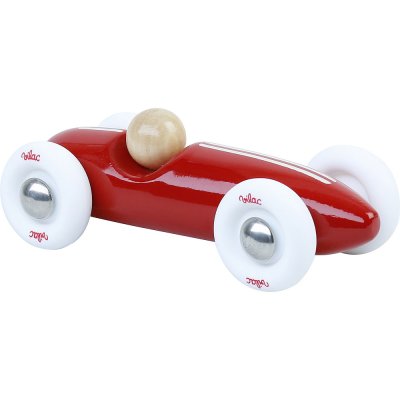Vilac Träbil mini Grand prix vintage röd