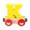 Bigjigs Rail Holzwaggon für Holzeisenbahn - Buchstabe K
