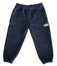 Monkey Mum® Spodnie dresowe polarowe - Ciemnoniebieski