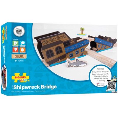 Bigjigs Rail Most wrak statku