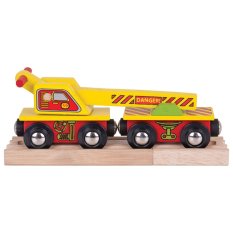 Bigjigs Rail Vagón con grúa