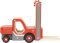 small foot Carrello elevatore in legno con pallet