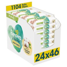 PAMPERS Toallitas húmedas Harmony New Baby Plastic Free 24x46uds
