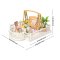 RoboTime Drewniane puzzle 3D Rozszerzenie do miniatur domków Taras z huśtawką