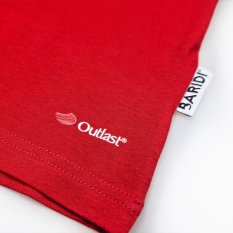 DR dünnes T-Shirt Outlast® - scarlet